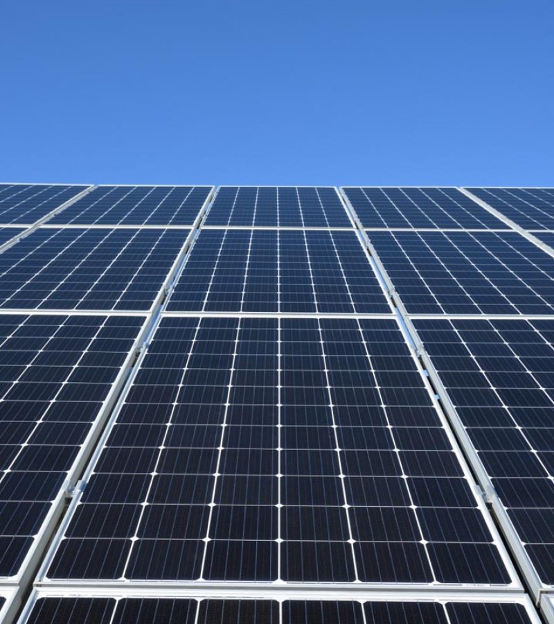 solar-panels-against-blue-sky-against-deep-blue-sky-suny-weather